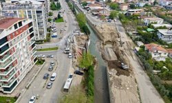 Başkan Çerçioğlu çalışıyor, dev projeler bir bir hayata geçiyor.. 118 milyon liralık köprüde çalışmalar sürüyor