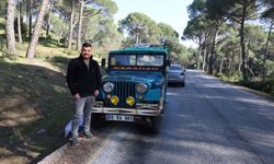 Eski yeşil cipler Aydın dağlarının vazgeçilmezi oldu