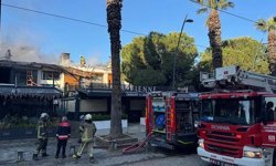 Restoran alevlere teslim oldu