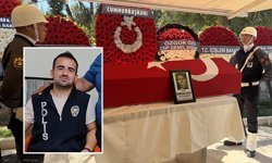 Şehit polisin cenazesinde gözyaşları sel oldu
