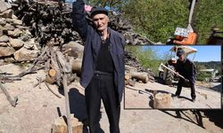 Aydın’da 94 yaşındaki Salih amca gençlere taş çıkarıyor