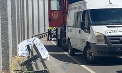 Bariyere çarpan motosikletin sürücüsü hayatını kaybetti