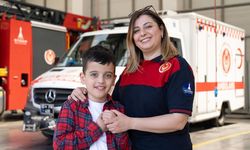 Yangınlarda vatandaşa, evinde ise oğluna umut oluyor