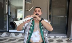 Aydın’da ilginç görüntü.. Ameliyattan çıkan hasta zurna çaldı
