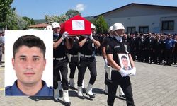 Aydınlı şehit polise gözyaşlarıyla veda