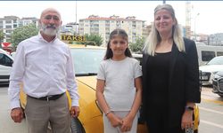 Taksici, minik kızın hayatını kurtardı