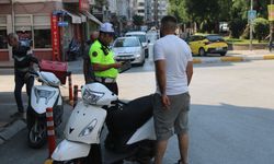 Aydın’da motosiklet sürücüleri denetlendi