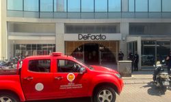 DeFacto mağazasında panik anları
