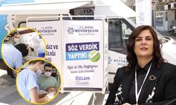 Sosyal belediyecilikte Çerçioğlu markası.. Mobil diş klinikleri mahalle mahalle vatandaşa ulaşıyor