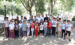 İncirliova'da Kur'an kursu öğrencileri Kültür Park'ta ağırlandı