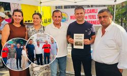 İYİ Parti Kuşadası İlçe Başkanı Behçet Alp ve beraberindeki heyetten Güzelçamlı Zeytin ve Bal Festivali’ne ziyaret