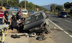 Araba yoldan çıktı, 1'i çocuk 7 yaralı