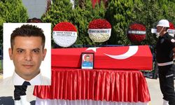 Şehit polis memuruna gözyaşlarıyla veda
