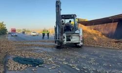 30 ton patates ziyan oldu