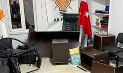 AK Parti İlçe Başkanlığı binasına saldırı