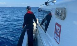 Aydın’da lastik botta sürükleniyordu, ekipler imdadına yetişti
