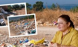 Didim’de deniz manzaralı çöp skandalı: Moloz, klozet, duş teknesi ne ararsan var!