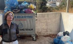 Didim’de vatandaştan çöp tepkisi: 4 gündür toplanmıyor, sinekten geçilmiyor