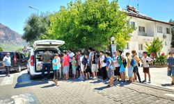 Hayırseverlerden yaz Kur'an kursu öğrencilerine tatlı sürpriz
