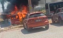 İzmir-Aydın Karayolu’nda otomobil alev topuna döndü