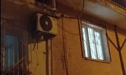 Kavga ederken elektrik tellerine düşen kedinin imdadına mahalleli yetişti