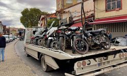 52 motosiklet trafikten men edildi