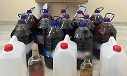 76 litre sahte alkol yakalandı