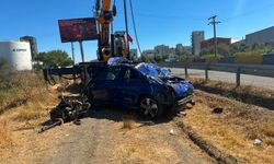 Akarsu havzasına uçan otomobilde 1 kişi hayatını kaybetti, 2 kişi yaralandı