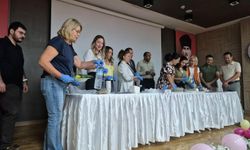 Aydın’da şekersiz lezzetler için mutfağa girdiler