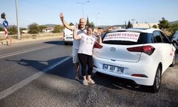 Hastalığı atlattı, arabasına “kanseri yendim, kutlamak için korna basın" yazdı