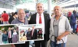 İncirliova onu çok seviyor.. Başkan Kaya pazar esnafı ve vatandaşlarla buluştu