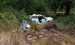 Kamyonet yol kenarından duran otomobile ve dışındaki abi kardeşe çarptı: 3 ağır yaralı