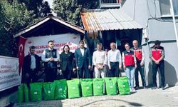 Üreticilere bordo bulamacı dağıtıldı