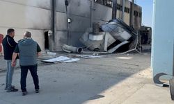 7 işçinin yaralandığı patlama sonrası ortalık savaş alanına döndü