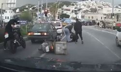 Kuryeyi yol ortasında darbettiler, 360 bin TL ceza yediler
