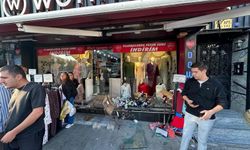 Mağaza birbirine girdi