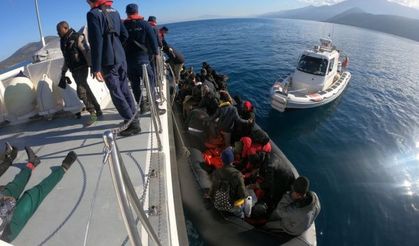 Aydın’da 59 düzensiz göçmen kurtarıldı