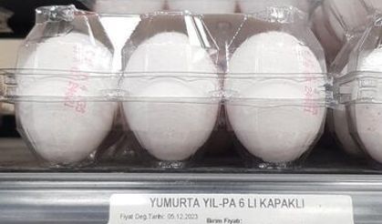 Yumurtanın tane fiyatı uçtu, etiketi gören bir daha baktı