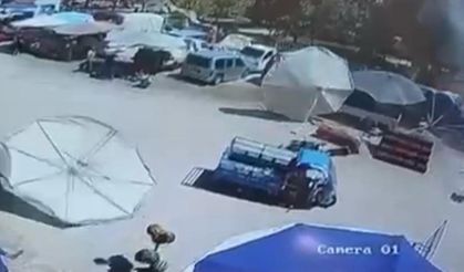 Pazardaki kazada hamile kadın baygınlık geçirdi