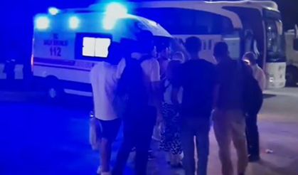 Otobüs şoförleri birbirine girdi