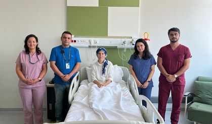 Şehir hastanesinde ilk kez yapıldı, kısa sürede şifa buldu