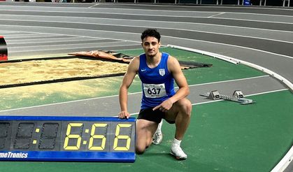 Aydınlı genç atletin hedefi Türkiye rekoru