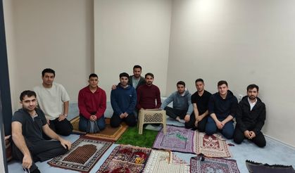 Aydın il genelindeki yurtlarda Miraç Kandili programları düzenlendi