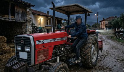 Aydın’da çaldığı traktörün üzerinde enselendi