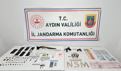 Söke’de tarihi eser ve uyuşturucu operasyonu