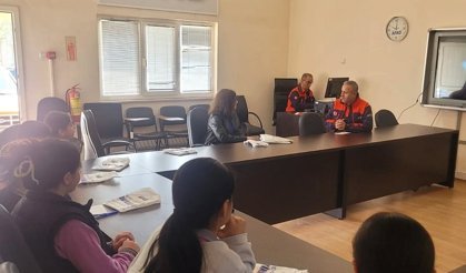 Aydın’da öğrencilere afet farkındalığı eğitimi