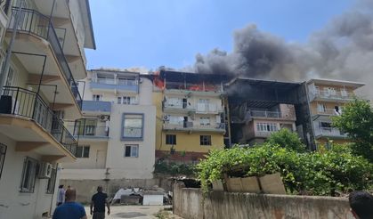 Aydın’da ev yangını