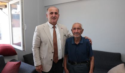 Başkan Kaya şehit babalarını unutmadı