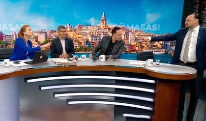 Canlı yayında ortalık karıştı.. Hakaretler sonrası stüdyoyu terk etti