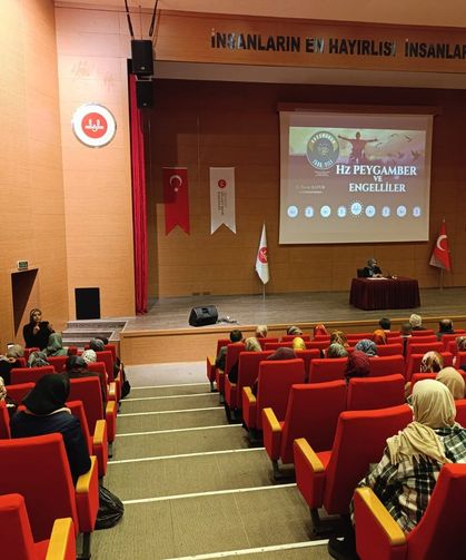 Aydın'da 'Peygamberimiz ve Engelliler' konferansı düzenlendi